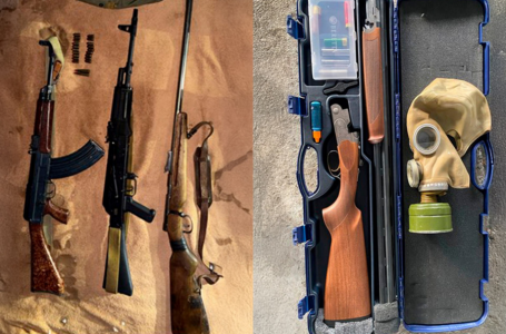 ҰҚК ірі операция өткізді: қарулар, автоматтар, мылтықтар тәркіленді