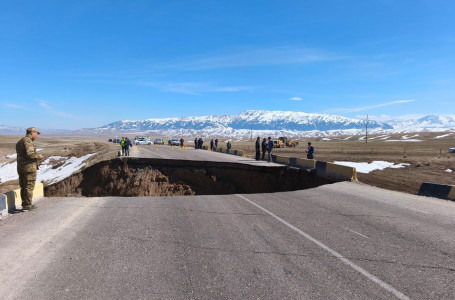 Алматы облысында төтенше жағдай: еріген қар суы салдарынан тасжол опырылды