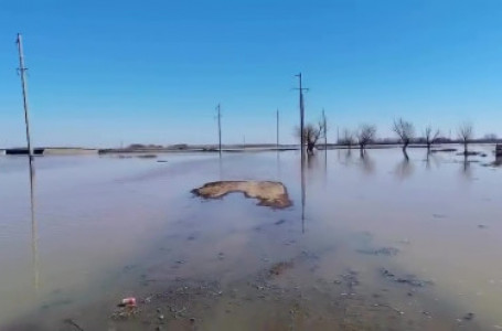 Ақмола облысында су тасқыны кезінде ер адам жоғалып кеткен