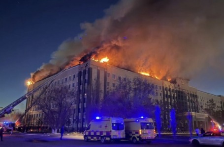 Ақтөбеде облыстық әкімдік ғимараты өртенді