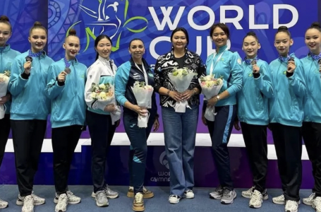 Қазақстан көркем гимнастикадан Ташкенттегі Әлем кубогы кезеңінде күміс жүлдеге ие болды