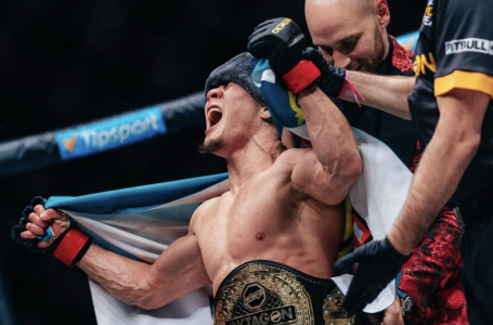 Қазақстандық файтер Жалғас Жұмағұлов қарсыласын нокаутқа түсірді