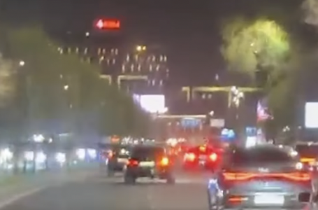 Алматыда әл-Фараби даңғылында көліктер жарысқан - видео