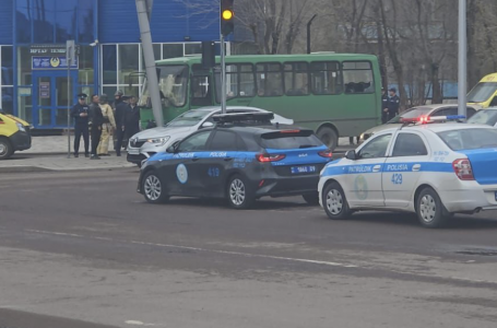 Қарағанды облысында жолаушылар автобусы жол апатына ұшырады (видео)