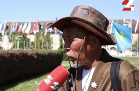 Ұлытаулық қария Еуропаны жаяу аралап шықты