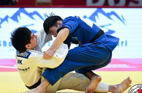 Дзюдошы Нұраділ Әлжан Grand Slam турнирінде қола жеңіп алды