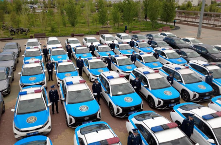 Тәртіп сақшыларына темір тұлпарлар табысталды