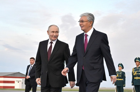 Путин Астанаға келді