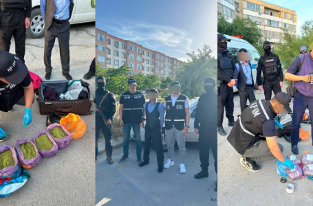 Ақтауда аса ірі көлемде есірткі сақтаған күдікті ұсталды