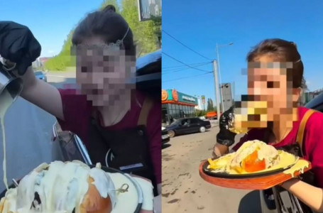 “Көліктен басын шығарып, тамақ ішкен“. Ақтөбеде дәмхананың жарнамасын жасағандар жауапқа тартылды