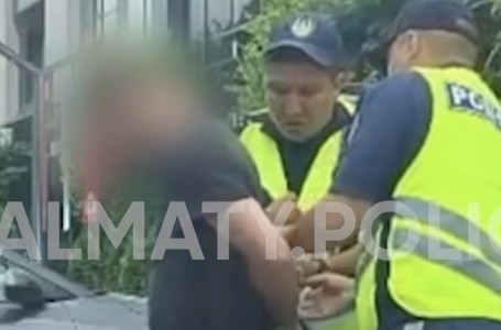 Алматыда ер адам көлік ұрлап, ішімдік ішіп, рөлге отырған