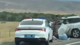 Жетісу облысында үш көлік соқтығысқан - видео