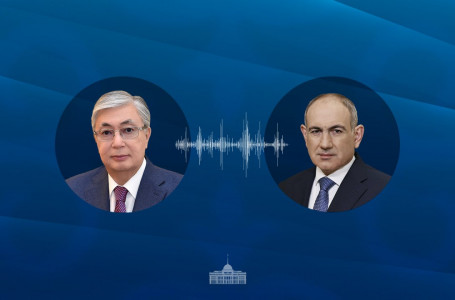 Тоқаев Армения премьер-министрімен телефон арқылы сөйлесті