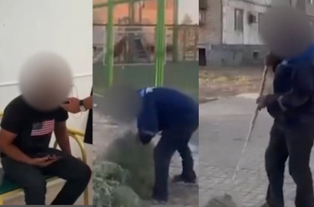 TikTok-та балағат сөз айтқан ер адам көше тазалауға мәжбүр болды