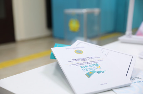 Құрылтай сайлауында қанша адам дауыс берді? 12:00-дегі мәлімет жарияланды