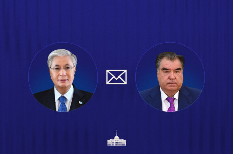 Тоқаев Тәжікстан президентін құттықтады