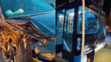 Астанада автобус пен Zeekr көлігі соқтығысты: төрт адам зардап шекті
