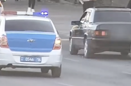 ШҚО-да жол апатын жасаған жүргізуші полициядан алдымен көлігімен, кейін жаяу қашқан