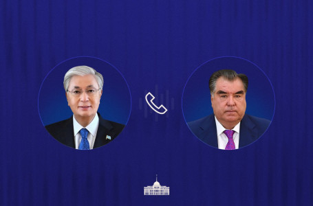 Тоқаев Эмомали Рахмонмен телефон арқылы сөйлесті