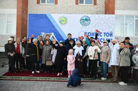 Тасқала ауданында 26 отбасы баспаналы болды