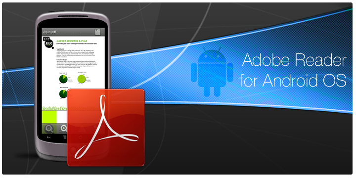 Қызықты қосымшалар: PDF оқуға арналған Adobe Reader (Android үшін)
