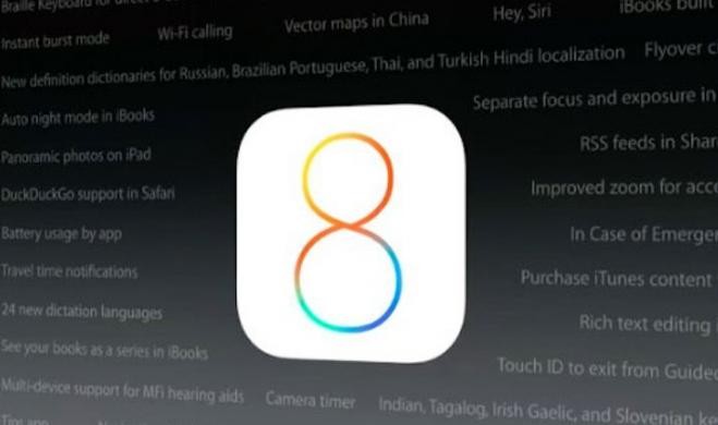iOS 8 платформасы жалпы қолданысқа енді 