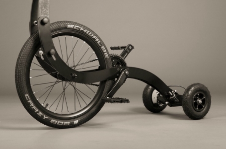Үш дөңгелекті Halfbike II велосипеді жасалды