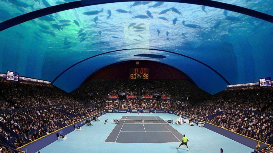 Дубайда су астына орналасқан теннис алаңы салынуы мүмкін
