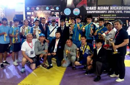 Қазақстандық кикбоксшылар Азия чемпионатынан олжалы оралды