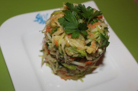 Массагеттен мәзір: Күзгі салат