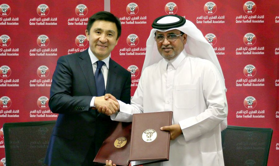 Қазақстан мен Катар футбол қауымдастықтары ынтымақтастық жөнінде келісімге қол қойды