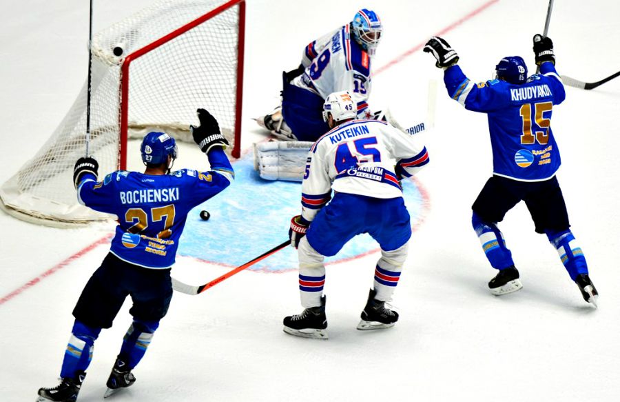 «Барыс» жаңа мұз айдынында «СКА» клубын жеңді (видео)