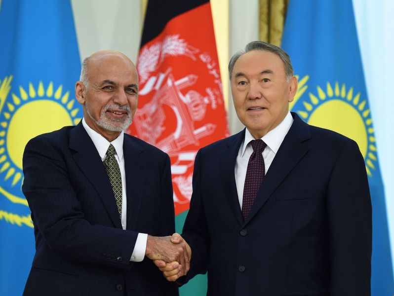 Назарбаев Ауғанстан Ислам Республикасының Президенті Мохаммад Ғанимен кездесті