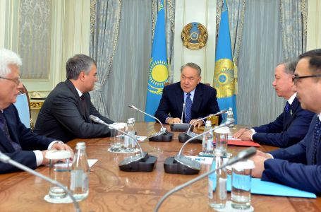 Назарбаев РФ Мемлекеттік Думасының төрағасымен кездесті