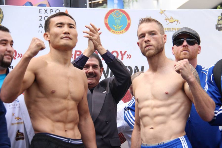 Қанат Ислам мен Брэндон Кук салмақ өлшеу рәсімінен өтті