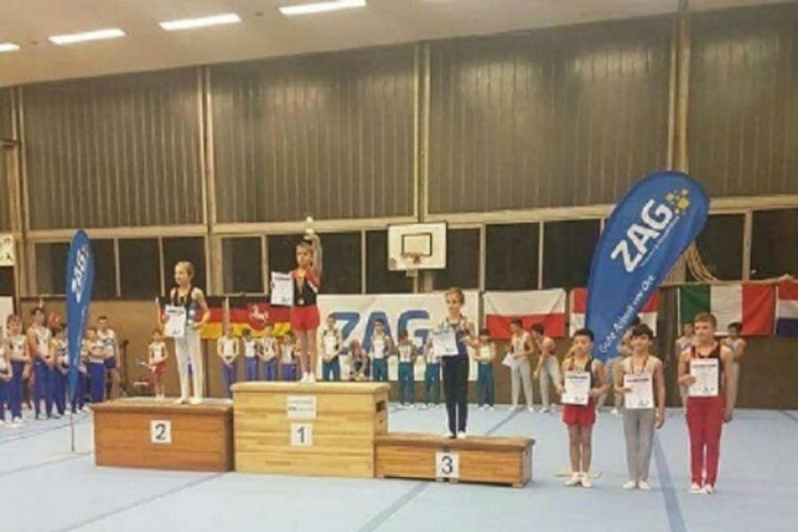 10 жасар қазақстандық гимнасшы Германияда топ жарды 