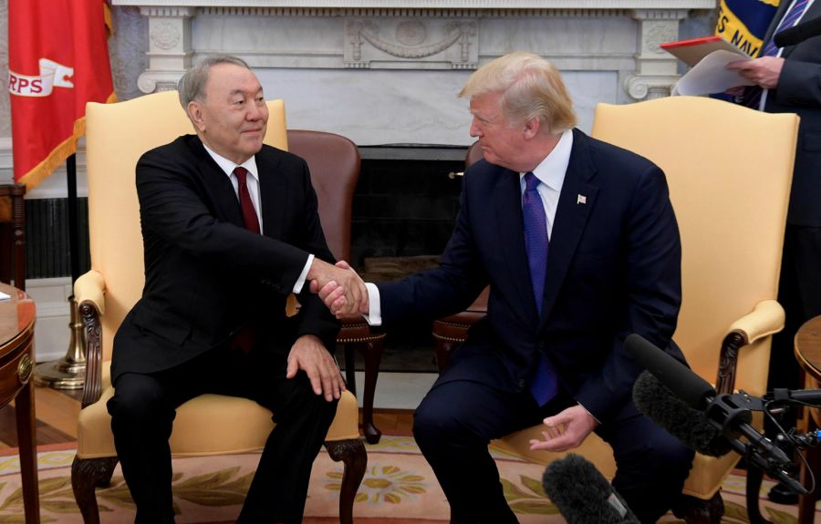 Нұрсұлтан Назарбаев АҚШ Президенті Дональд Трамппен кездесті 