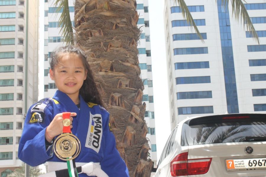 11 жасар қазақ қызы джиу-джитсудан әлем чемпионы атанды