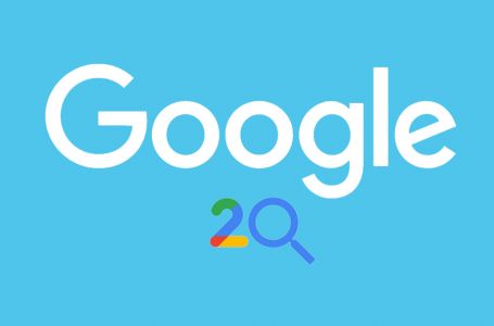 Google 20 жасқа толды 