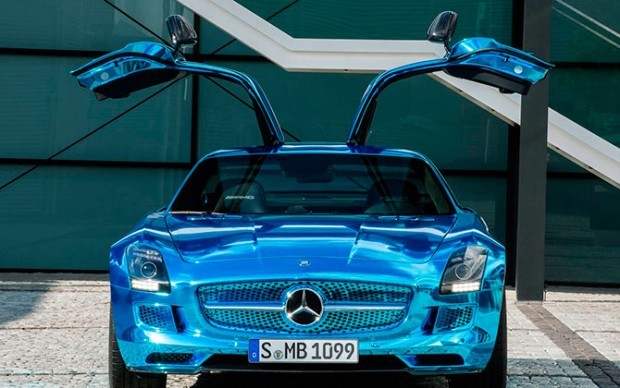 "Mercedes SLS AMG" - әлемдегі ең мықты электрокар 