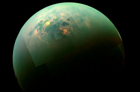 Титанның солтүстігіне жауын түсті 