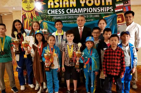 Қазақстандық жас шахматшылар Азия чемпионатында 18 медаль жеңіп алды