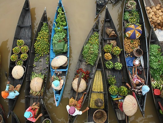 Индонезиядағы су үсті базары