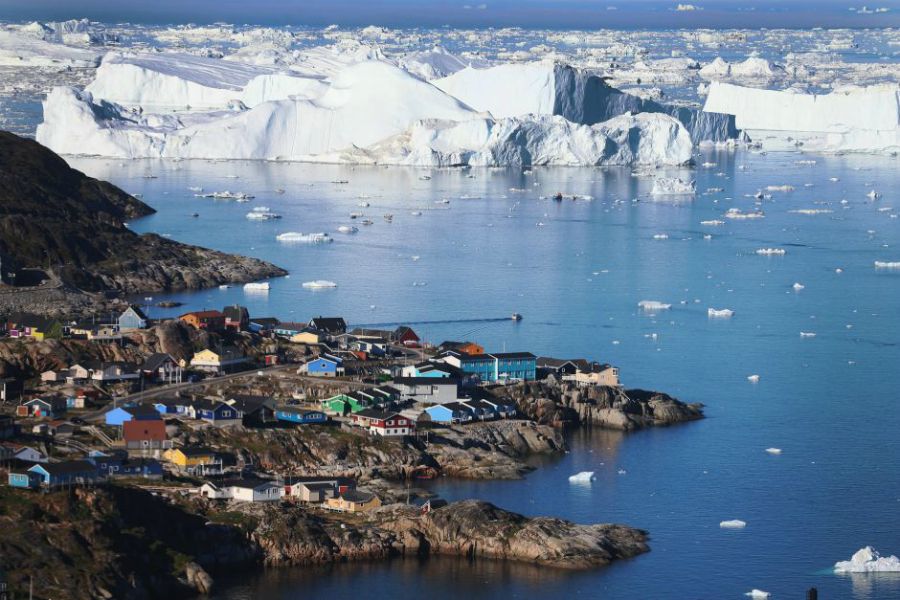 Гренландия мұздығы ерісе не болады?