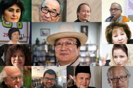 “Азия елдері қаламгерлерінің I форумына" қатысушылардың  толық тізімі 