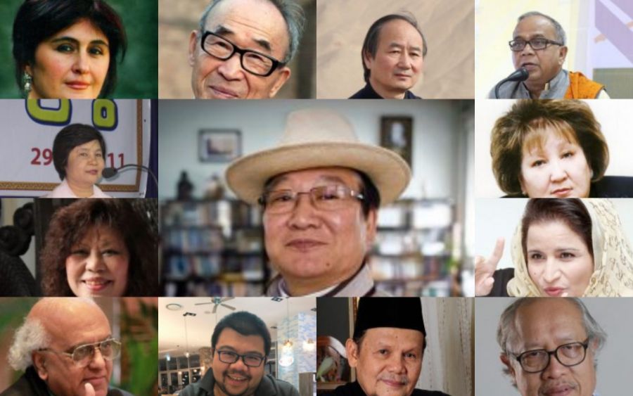 “Азия елдері қаламгерлерінің I форумына" қатысушылардың  толық тізімі 