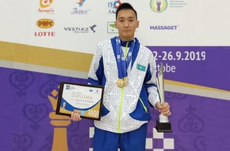 Қазақстандық шахматшы "Владимир Дворкович Кубогында" алтын алды