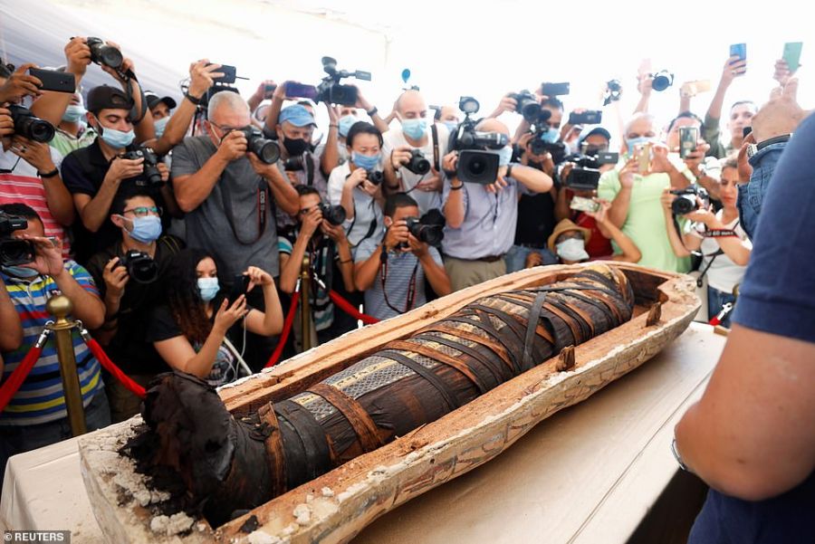 2600 жылдық саркофаг журналистердің алдында ашылды