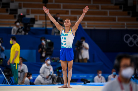 Милад Карими спорттық гимнастикадан үш жаттығу бойынша финалға шықты