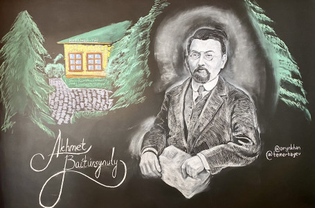 Алматы кофеханаларының бірінде Ахмет Байтұрсынұлының портреті пайда болды